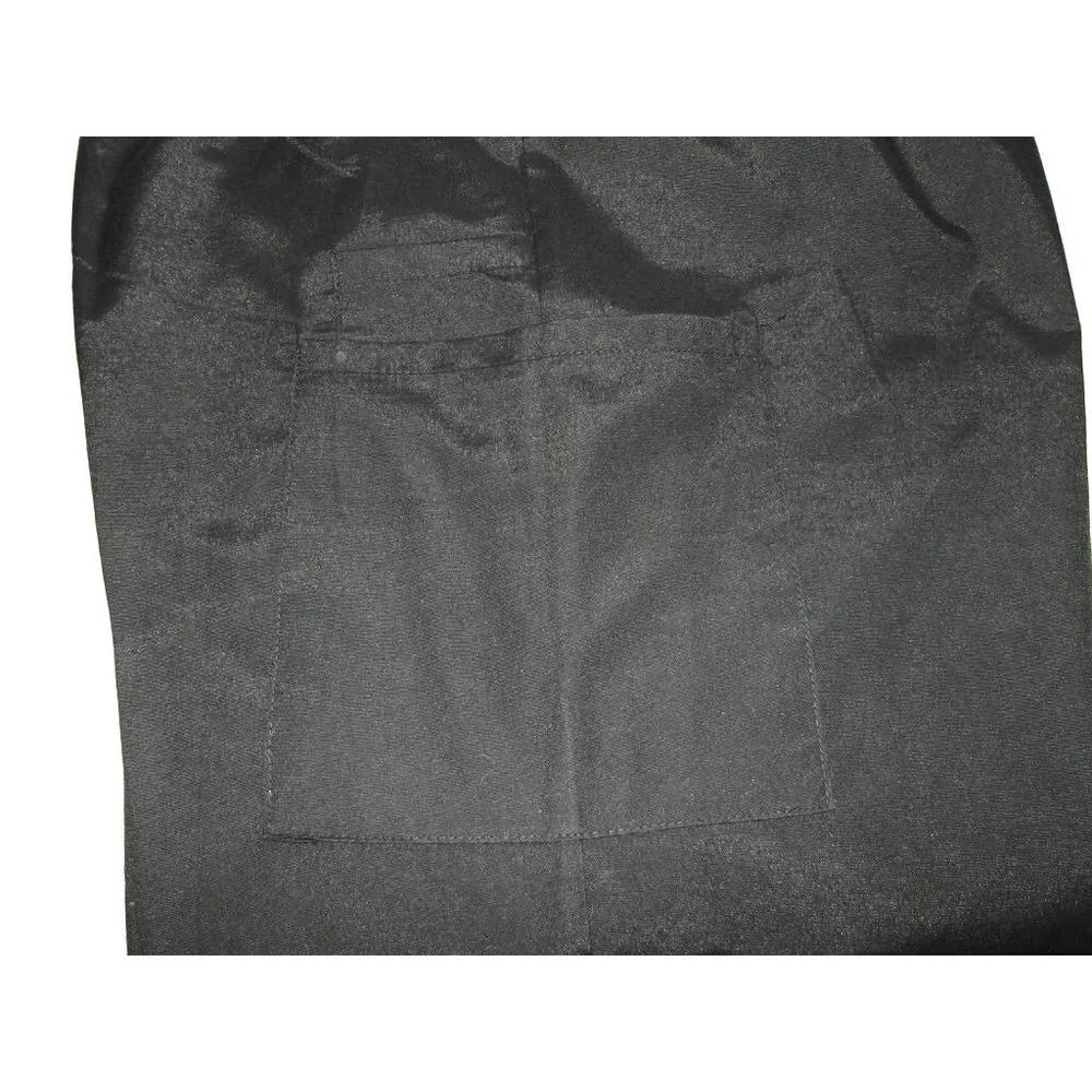Beverly Hill Uniforms Mens XL Solid Black Cargo Scrub Pants